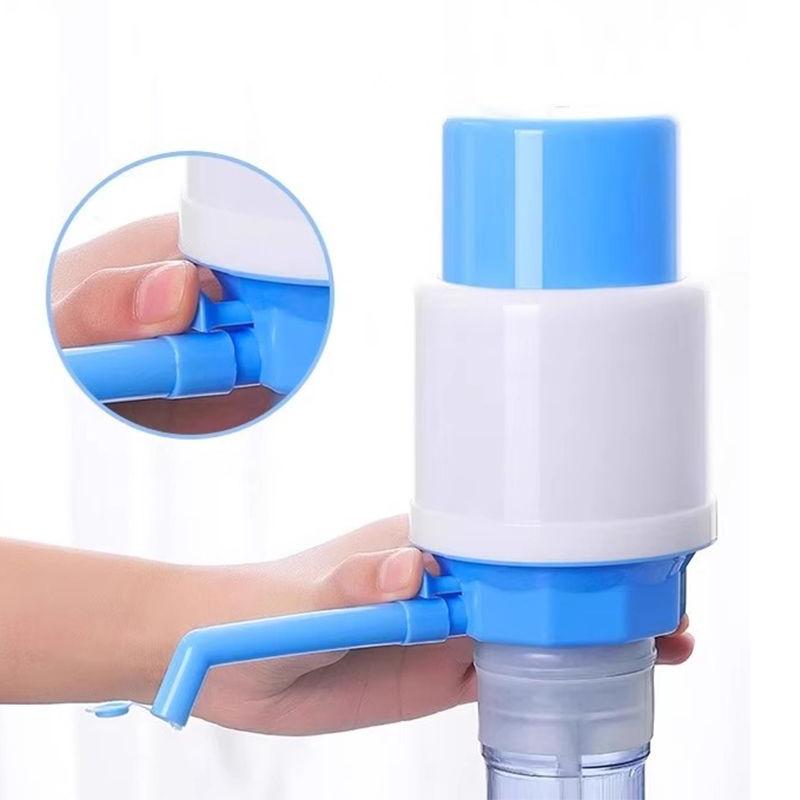 Hand Press Pump Manual Removable Hand Pressure Water Dispenser Food Grade Material Innovative Vacuum Action Drinking Fountain