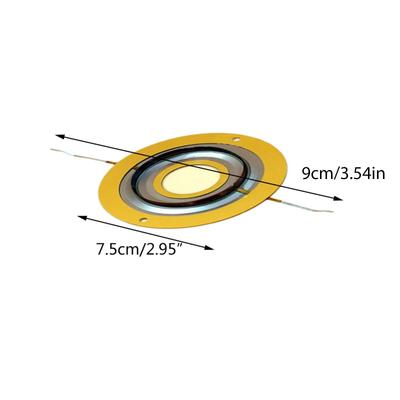 Metal Audio Diaphragm for 2404h 2405h 075 Horn Driver Speaker 1.3mm Diaphragm Height Accessory Simple To Install