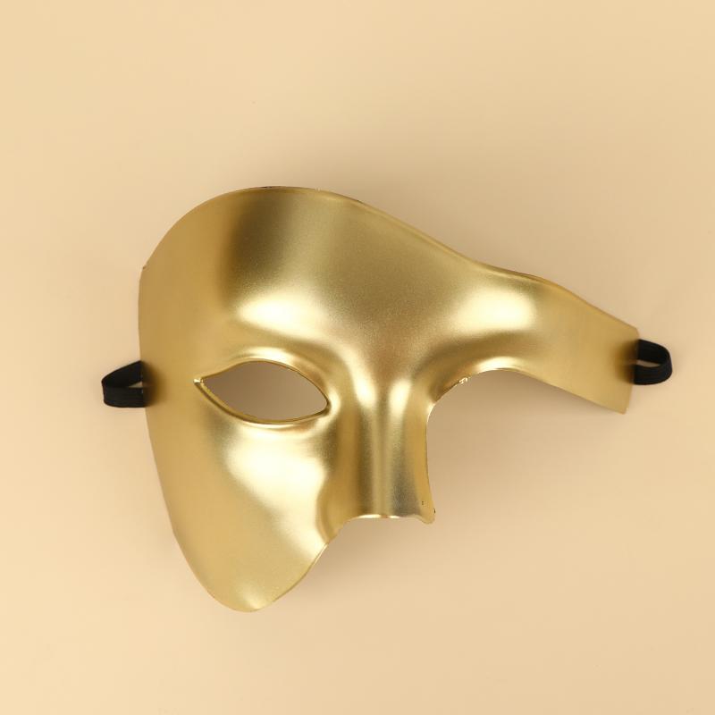 Lightweight Durable Half Face Phantom Mask High Quality for Masquerade Cosplay Halloween Costume Use