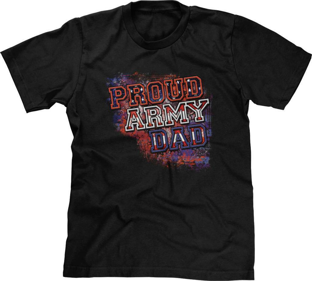 Cheap Proud Army Dad Daddy Fathers Day Gift Parent Print Summer Clothes