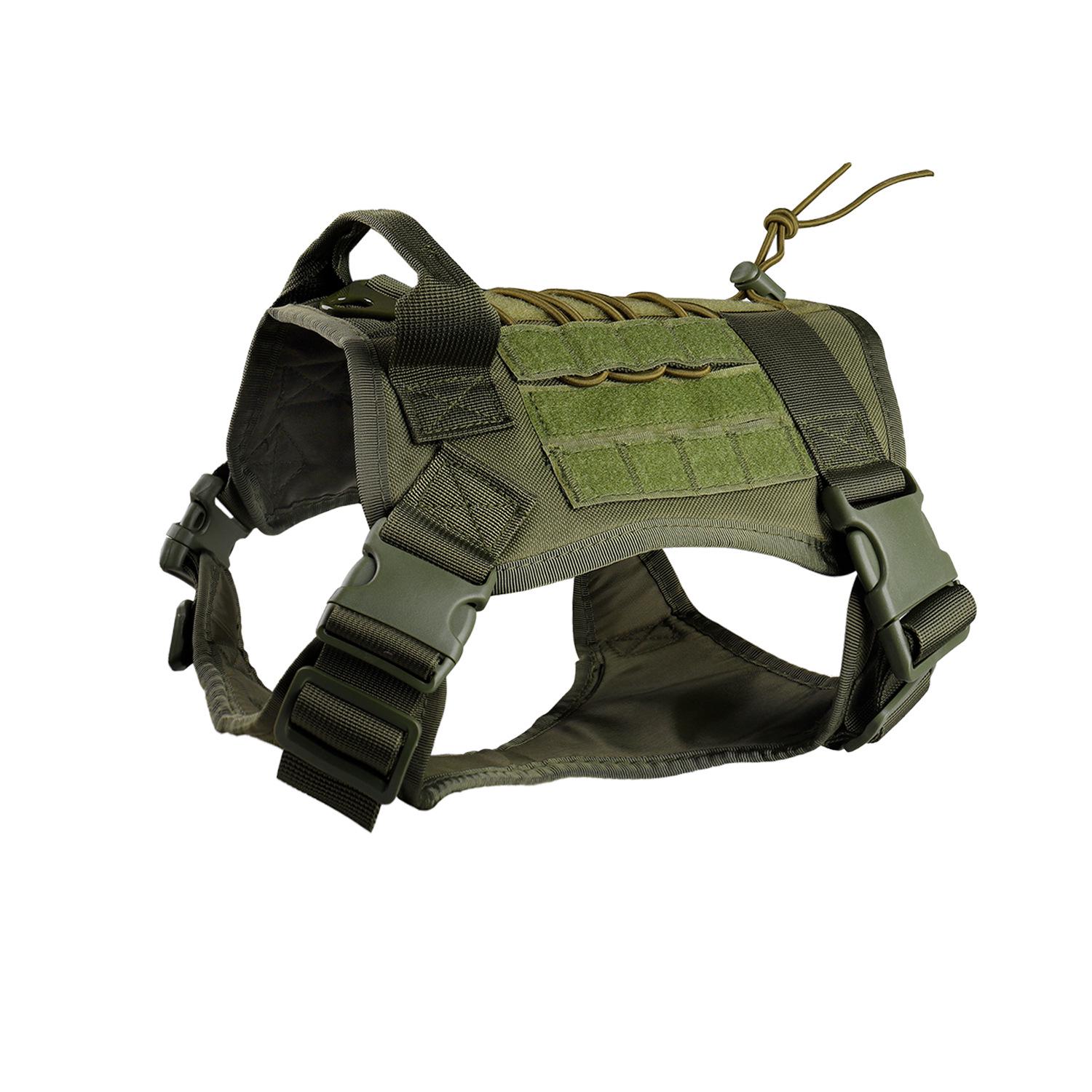 

Жилет для тактических собак Cross-Border Camouflage - нейлоновая шлейка для дрессировки средних и крупных собак M (14-23KG)