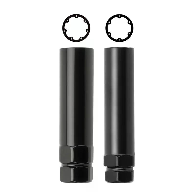Small 6 Spline & 7 Spline Sockets Fuel Rim Lug Nut Key Wrench For Aftermarket Lugnuts 14X1.5, 14X2.0, 12X1.5, 12X1.25