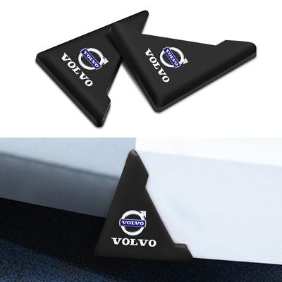 2/4PC Car Door Corner Cover Bumper Protector Anti-Scratch Sticker For V90 V60 V40 XC90 C30 XC60 S80 Polestar S90 XC70 XC40