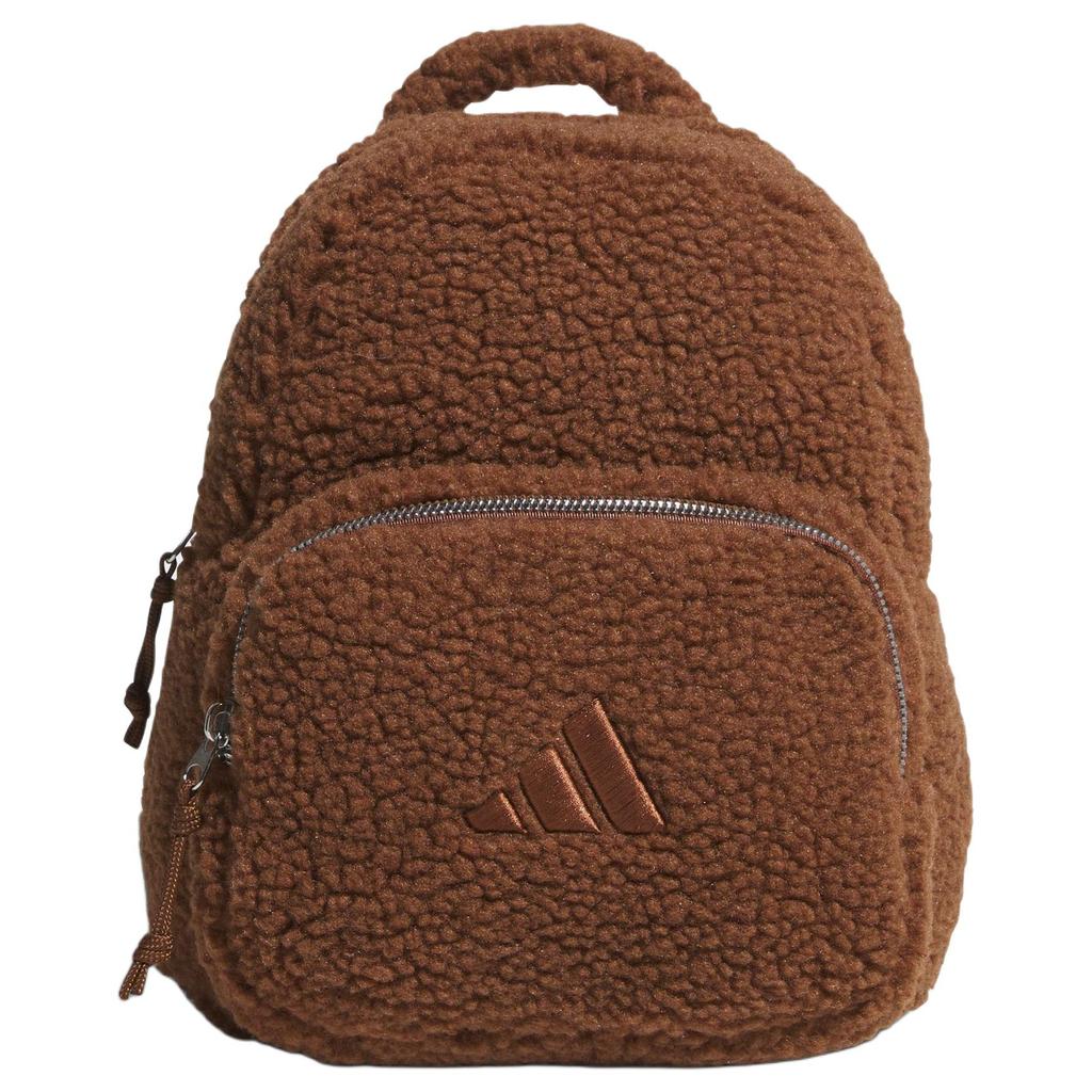 Adidas 9L Plush Practical Sports Recycled Polyester Backpack Women Backpack Soft-Brown KC0228
