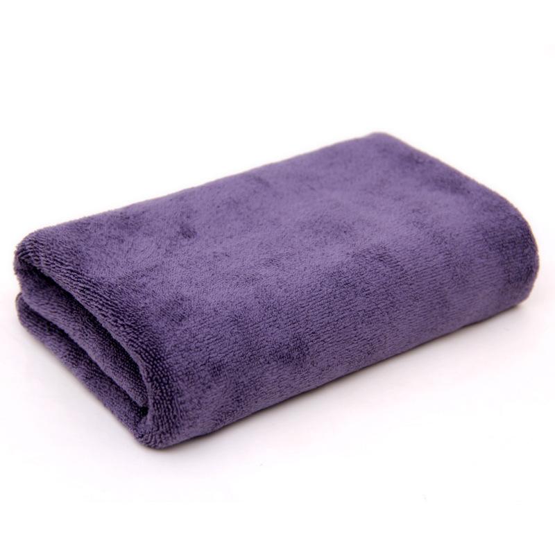 Microfiber promotional towel thickened absorbent dry hair towel car wash cleaning towel
