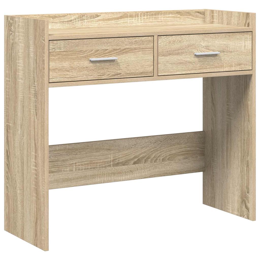 Console Table Sonoma Oak 90 x 35 x 80 cm Particle Board