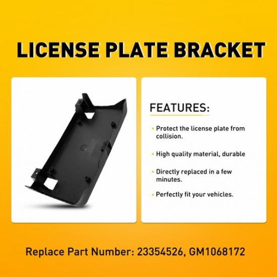 2016-18 Fits Silverado Chevy 1500 Front License Plate Tag Bracket Holder with HW