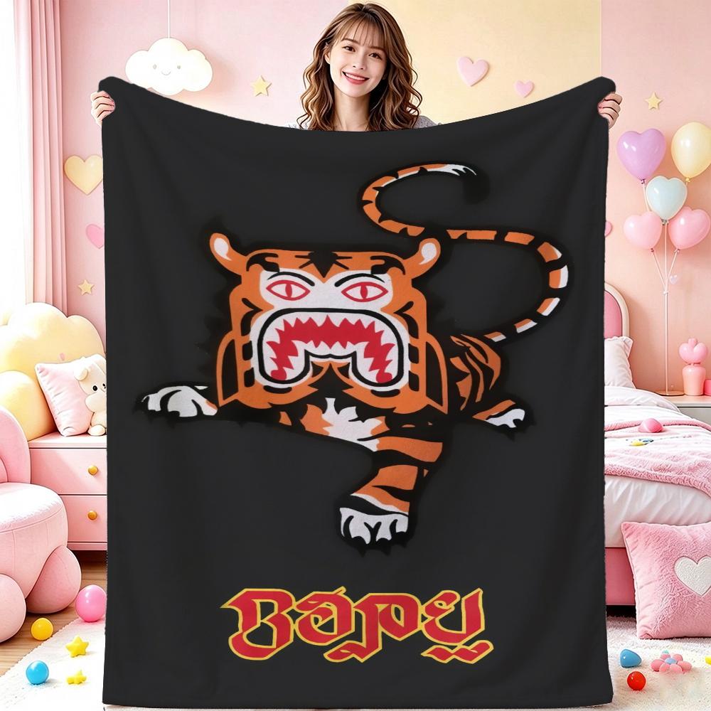 Streetwear Pop Art Collage Blanket Blanket Suitable For All Seasons Nap Blanket Machine Washable Digital Printing