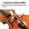 Violin Mute Rubber Wear Resistant Compact Size High Stability Super Soft Practice Portable