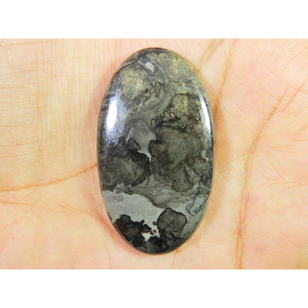 70Cts Natural Mountain Jasper Crytsal Oval Cabochon Loose Gemstone 30X47X6MM SK-2930