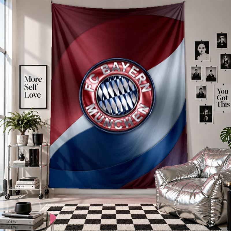 Arazzo da Parete Bayern Monaco Decorazione per la Casa Tessuto da Appendere a Parete per Camera da Letto Soggiorno Sfondo