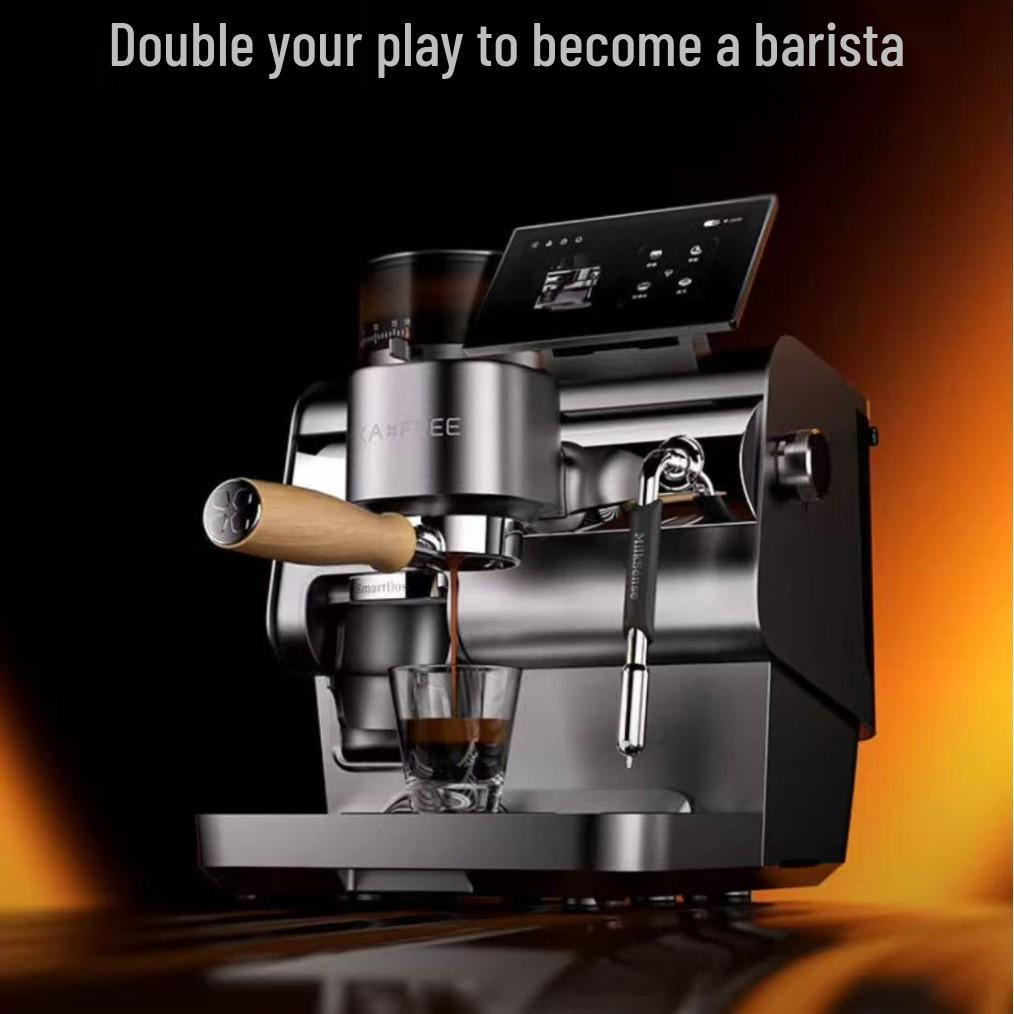 SP1 Max Italian Semi-Automatic Smart Home Coffee Machine with Integrated Grinder