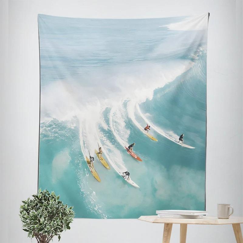 Seagull Beach Decorative Tapestry Home Wall Decor Office Living Room Tapestry