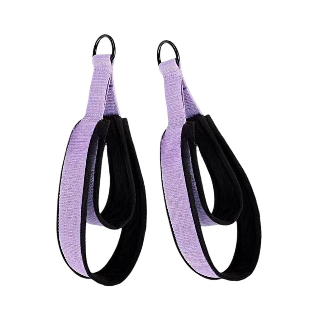 Doppelschlaufe Gurt 1 Paar Pilates Yoga Doppelschlaufe Gürtel Fitnessgerät Gurt für Gym Doppelschlaufe Yoga Pilates Gurt