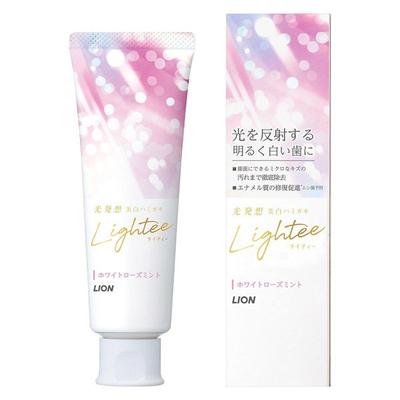 Lightee Toothpaste Whitening Toothpaste with Mint and Rose Flavor, 100 G