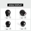 New Arrived Carbon Fiber Gear Shift Knob Manual Transmission Gear Stick Head Shifter Lever Handle With Limiter Adapter SFN135