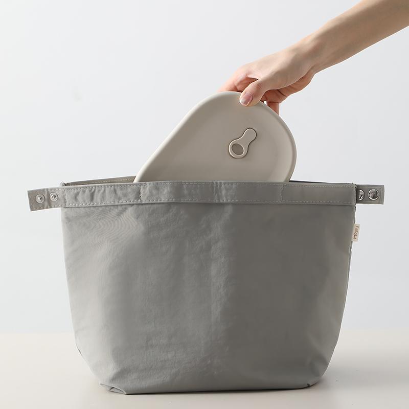 3-Fächer 900ml Silikon-Lunchbox mit Deckel Mikrowellengeeignet Obst-Lunchbox Kühlschrank Frischehaltebox Picknick Outdoor-Lunchbox