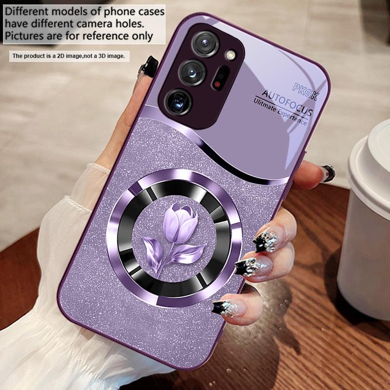 Goldener Kreis Tulpe Für Samsung M 02 12 Note 8 9 10 20 A 01 A02 A03 Core 04 A05 06 10 12 13 14 15 A16 Glas Ultra Handyhülle