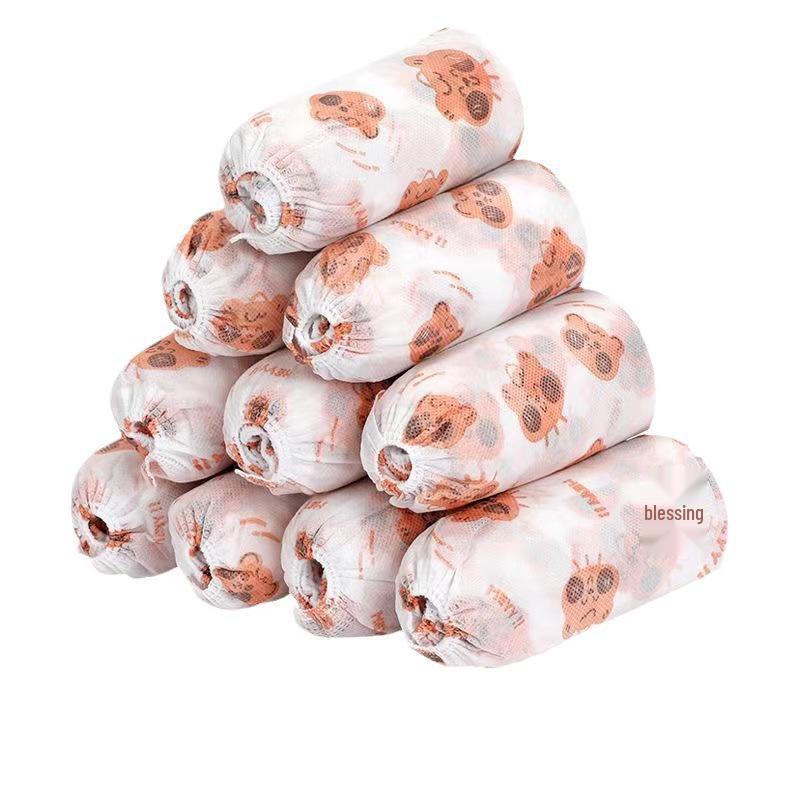 Non-Slip Waterproof Disposable Cartoon Shoe Covers for Adults - Indoor Non-Woven