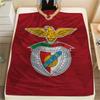 Benfica LOGO Flanelová deka, Vysoká kvalita, Pohodlná pro všechna roční období, Domácí dekorace, Teplo a pohodlí
