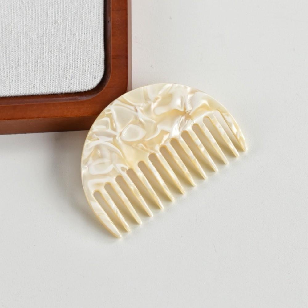 Acetate Hair Styling Combs Half-Round Grooming Comb Salon Hair Styling Tool