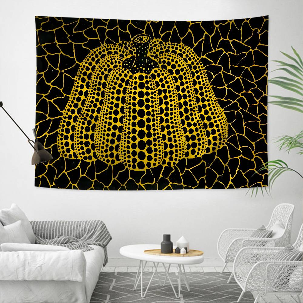 Artwork Classic Kkusama Yyayoi Printed Large Wall Tapestry Buddha Wall Decoration Witchcraft Bohemian Hippie Wall Art Decor