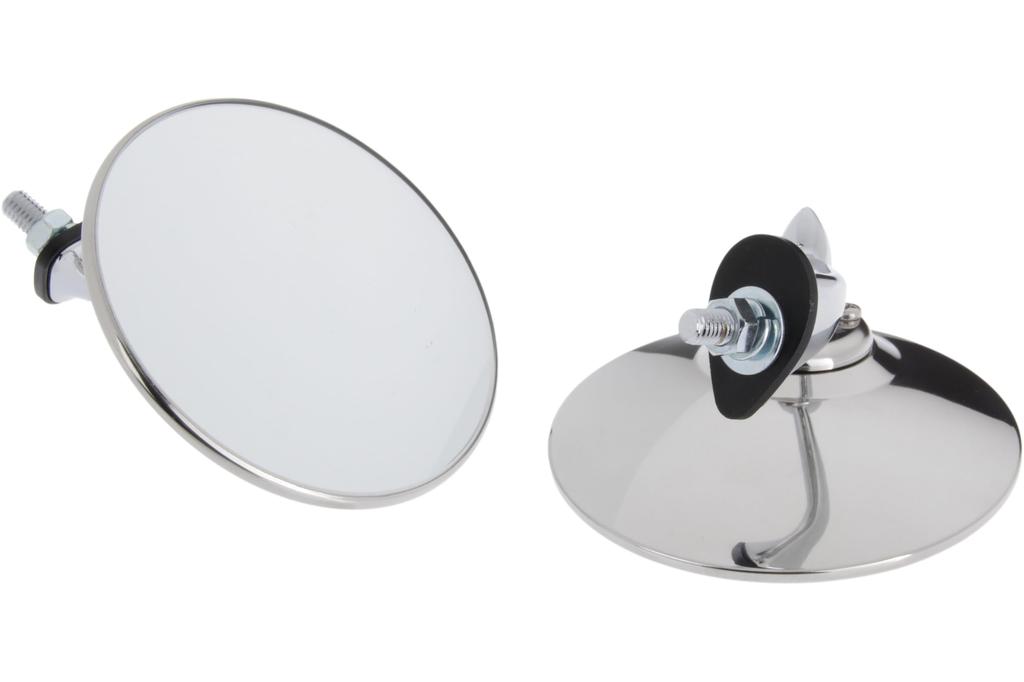 URO Parts MH3C Lucas Style Door Mirror Pair Convex Glass Pair