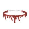 Unique Handmade Halloween Blood Drip Necklace For Vampires Perfect For Cosplay Parties