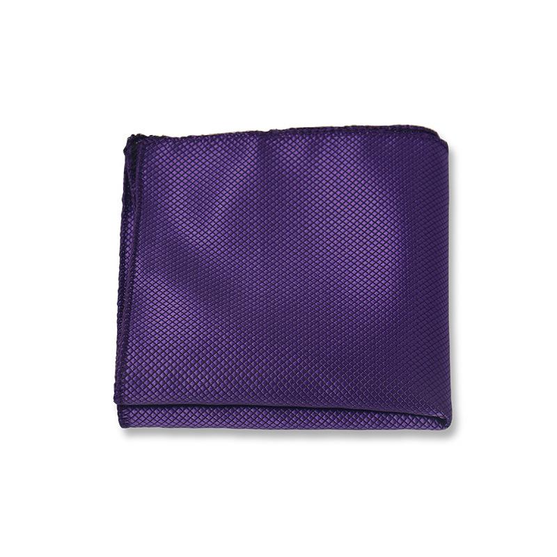 Gestreifte Einstecktuch für Herren - Anzugzubehör aus Polyester-Baumwolle, Taschentuch, Retro-Stil