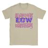 Ecw Hardcore Wrestling Maglietta in Cotone da Uomo Estiva Magliette Retro Y2K Comode T-shirt alla Moda Top Oversize Personalizzati Fai-da-Te