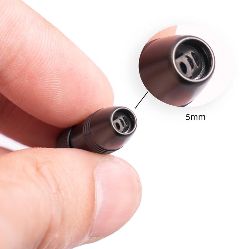 Connecteur Audio à Blocage par Vis Stéréo 3,5 mm 1/8" Noir pour Adaptateur de Prise de Rechange de Microphone Sennheiser