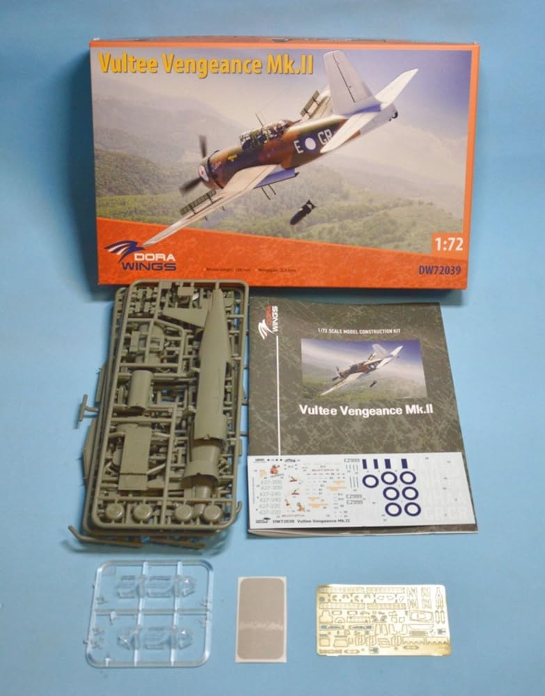 Disegni Australian Vultee Vengeance Kit Modello in Plastica DWS72039 1/72 Mk.II (Aereo)