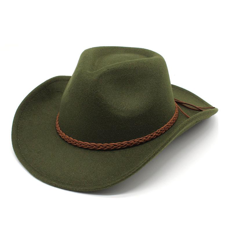 Cappello in Feltro di Lana a Tesa Larga per Uomo Donna Protezione Solare Estiva Abbigliamento Casual