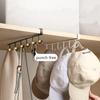 Żelazny 6 haczykowy regał do przechowywania Szafa Szafka Pp Pod półkami Wieszak na kubki Łazienkowe Kuchenne Organizery Wiszący Stojak Uchwyty