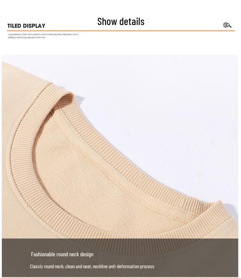 Men's Fleece-Lined Youth Pullover - Loose Fit Autumn/Winter Casual Top