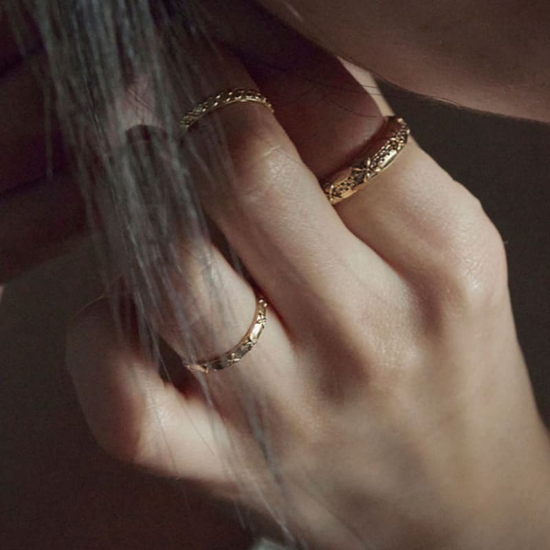 Clemence Jewelry Crochet Ring 01