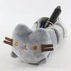 Cute Kitten Nap Pen Bag, Cute Cartoon Large Capacity Backpack, Student Stationery Box, Plush Stationery Storage Bag