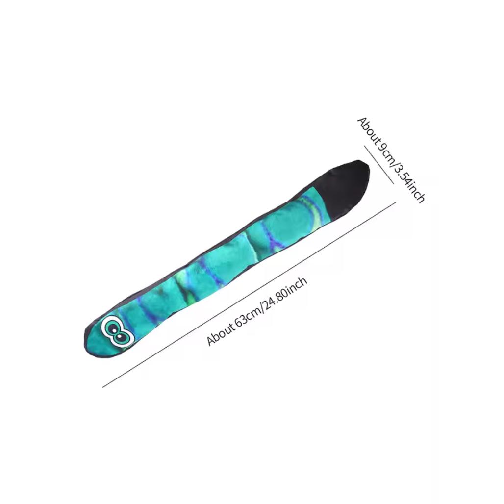 

Новая плюшевая игрушка для собаки Длинноглазая змея Прочная плюшевая пищалка для собаки Длинноглазая змея Игрушка для жевания собаки Игрушка-пищалка для питомца светло-зеленый