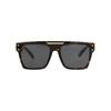 Philipp Plein Square Frame Titanium Sunglasses Havana Smoke
