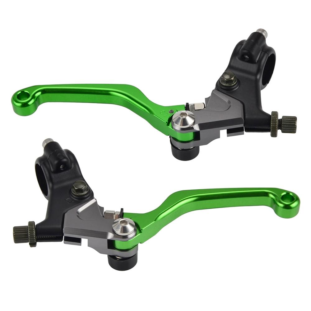 For Kawasaki KX 125 KX 250 KXF 450 KDX 250 KDX 200 KDX 420 KL 250 KLX 250 KX 60 KX 80 Brake Clutch Lever For Suzuki RM125 RM 250 зелёный
