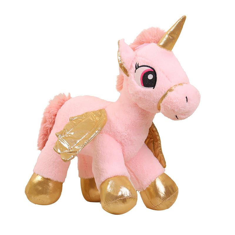 Unicorn Winged Plush Toy Animal Stuffed Doll Bedroom Decoration Kids Gift Cute