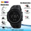 SKMEI 1251 Sports Digital Watch for Men Waterproof Military Electronic Student Mens Wristwatches Alarm Clock 1560 Reloj Hombre