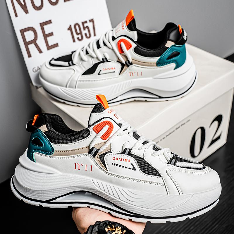 New Fashion New Men's Fashion Casual Low Top Sports Shoes Students Thick Sole Comfortable Sneakers Boys Male Classic Breathable Basketball Shoes