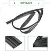 Motoforti Door Window Run Channel Seal, Weatherstrip Glassrun Channel Seal Strip, for Honda Accord 1994-1997, Rubber, Front Left, No.72275SV4003,