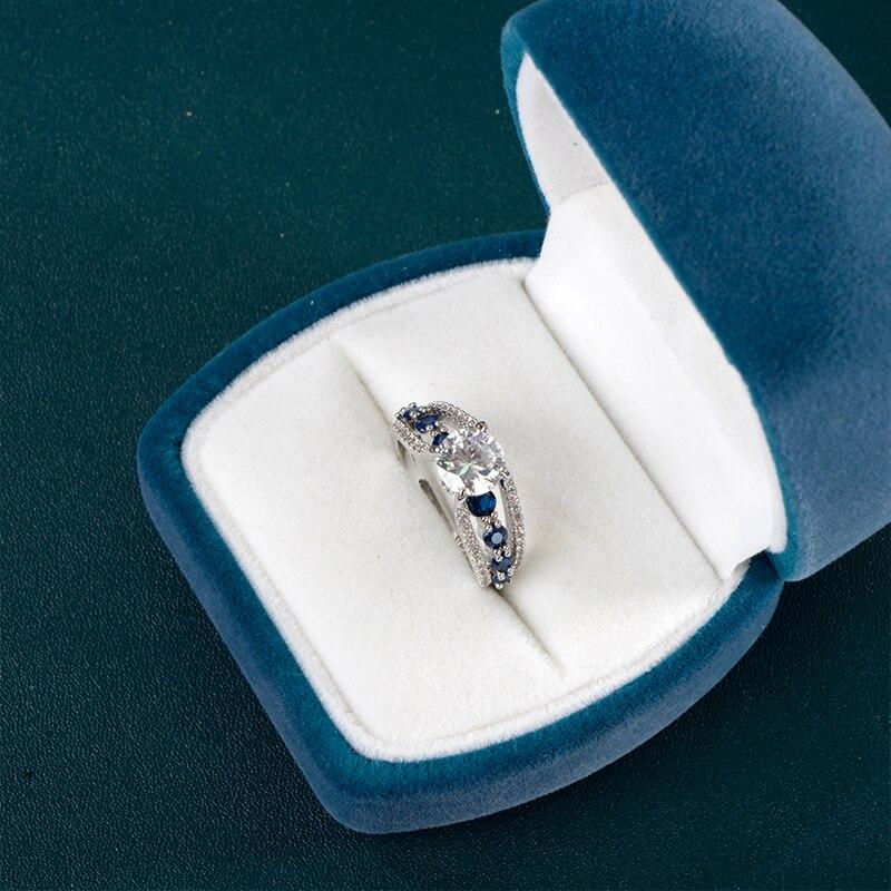 Bella Box New Arrival  Hollow Band Women Ring Full Pave CZ Stone Dazzling Wedding Anniversary Gift For Female High Quality Rings