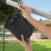Laundry Storage Bag Oxford Cloth Clothes Peg Basket Portable Drawstring Bag