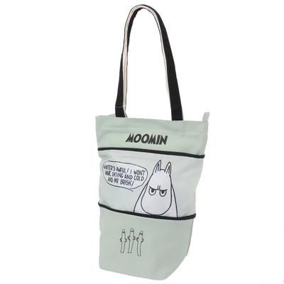 Marimo Craft Moomin Stretchable Tote for Convenience and Character Mix0003 (MOM-750) Bag, Small, Expandable, Women, Travel, Shopping, Stores, Adults,