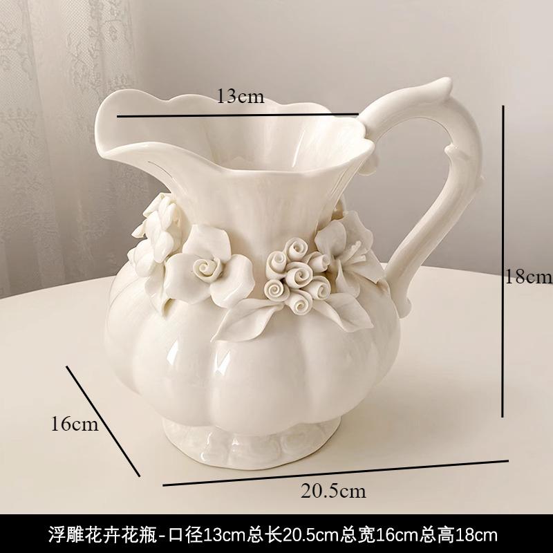 Camellia Ceramic Tableware Hydroponic Vase Ornament High Footed Plate Dining Plates Coffee Cup Storage Jar Show Plate Snack Bowl