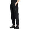 Adidas Knitted Sweatpants Women's Black Moderate Straight Fit Pants HM2616