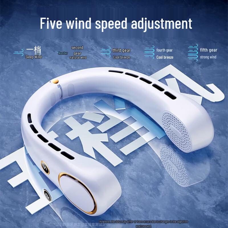 KOVOL Portable Neck & Handheld Fan with Phone Holder